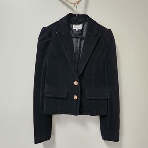Knightsbridge Black Corduroy Blazer Jacket Sz M